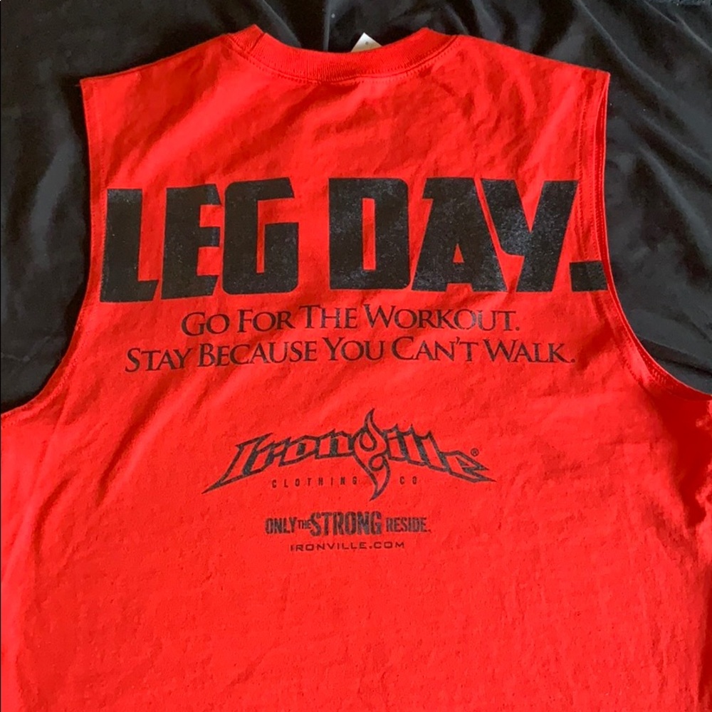 Ironville Leg day tank top